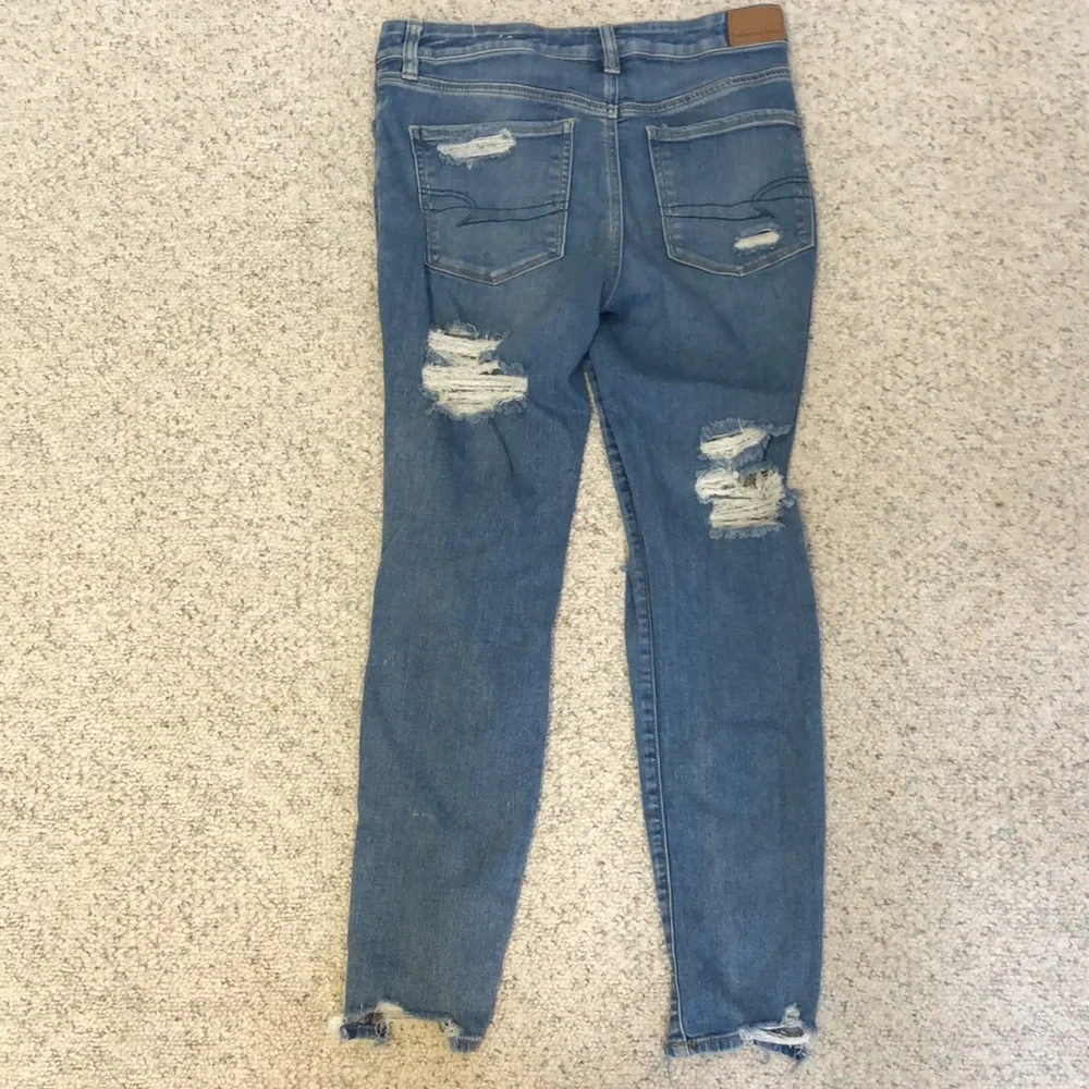 AEO hi-rise legging super distressed - Picture 3 of 7